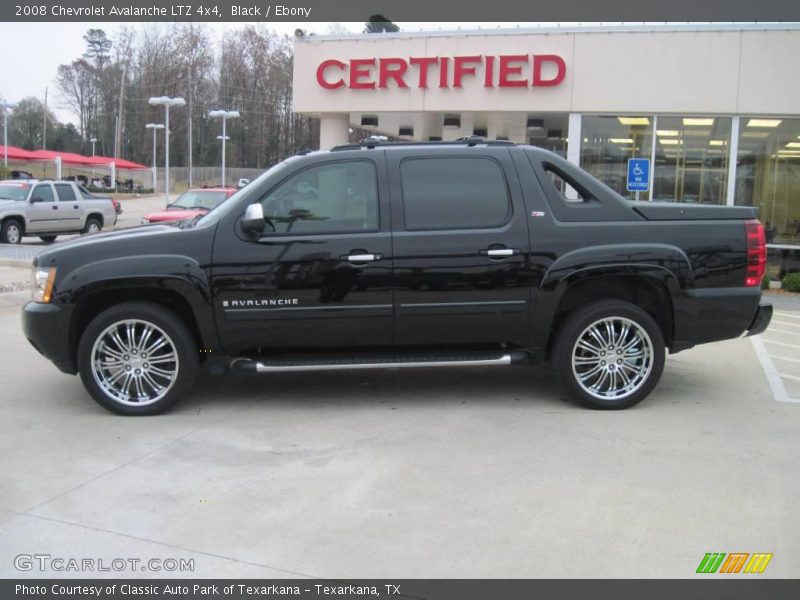 Black / Ebony 2008 Chevrolet Avalanche LTZ 4x4