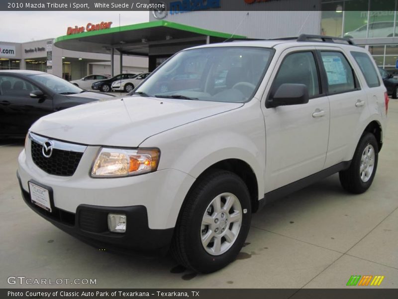 White Suede / Graystone 2010 Mazda Tribute i Sport