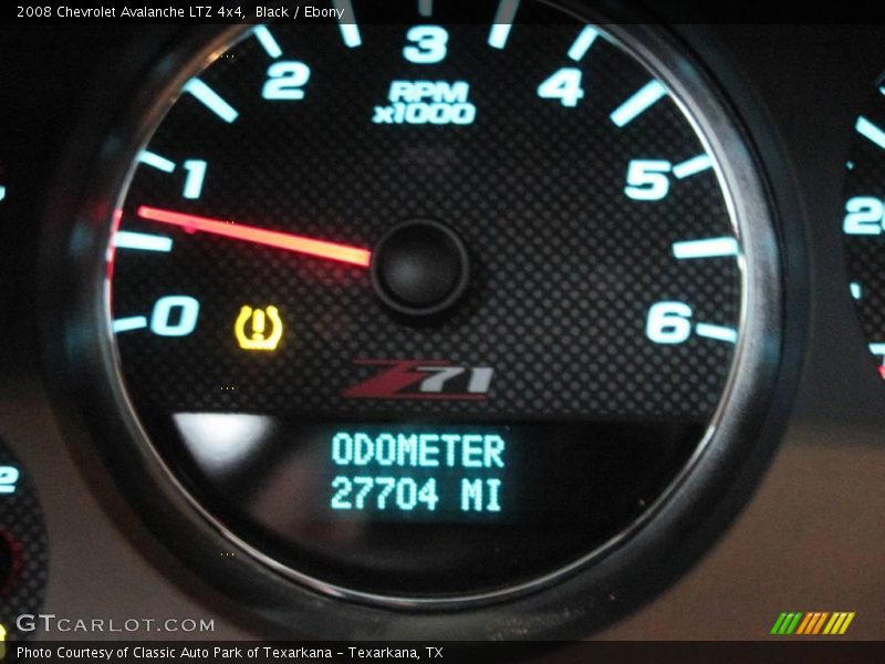 Black / Ebony 2008 Chevrolet Avalanche LTZ 4x4
