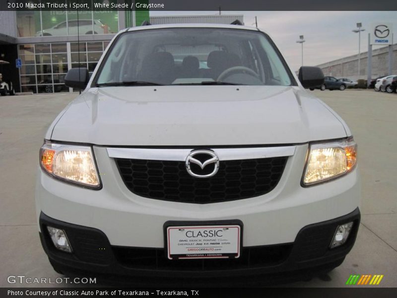 White Suede / Graystone 2010 Mazda Tribute i Sport