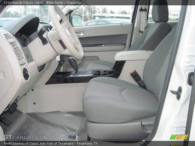 White Suede / Graystone 2010 Mazda Tribute i Sport