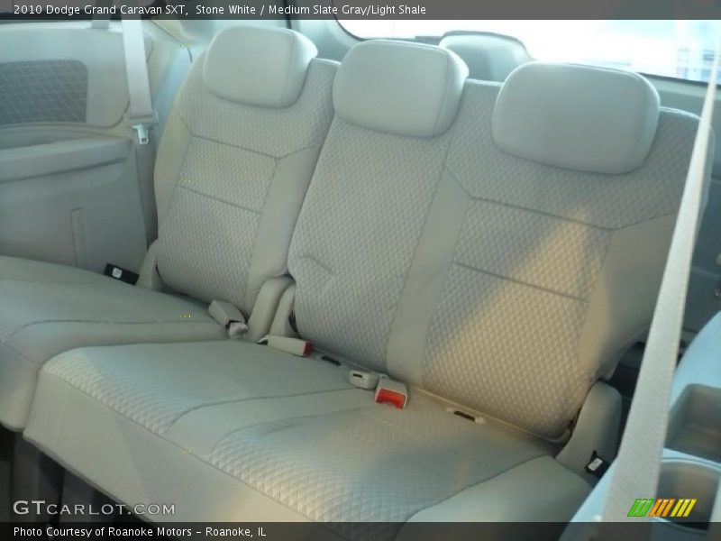 Stone White / Medium Slate Gray/Light Shale 2010 Dodge Grand Caravan SXT