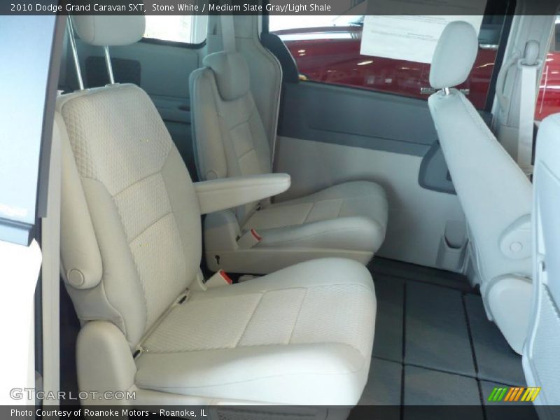 Stone White / Medium Slate Gray/Light Shale 2010 Dodge Grand Caravan SXT