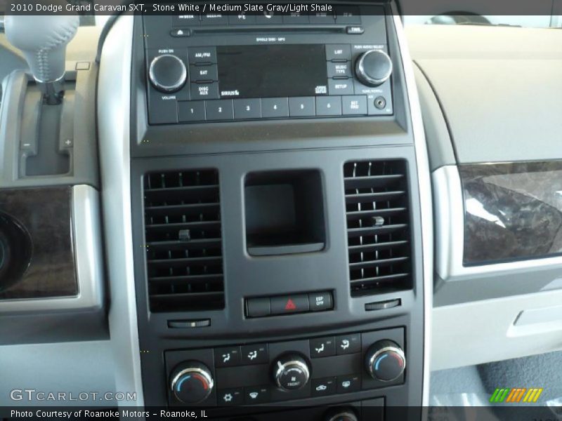 Stone White / Medium Slate Gray/Light Shale 2010 Dodge Grand Caravan SXT