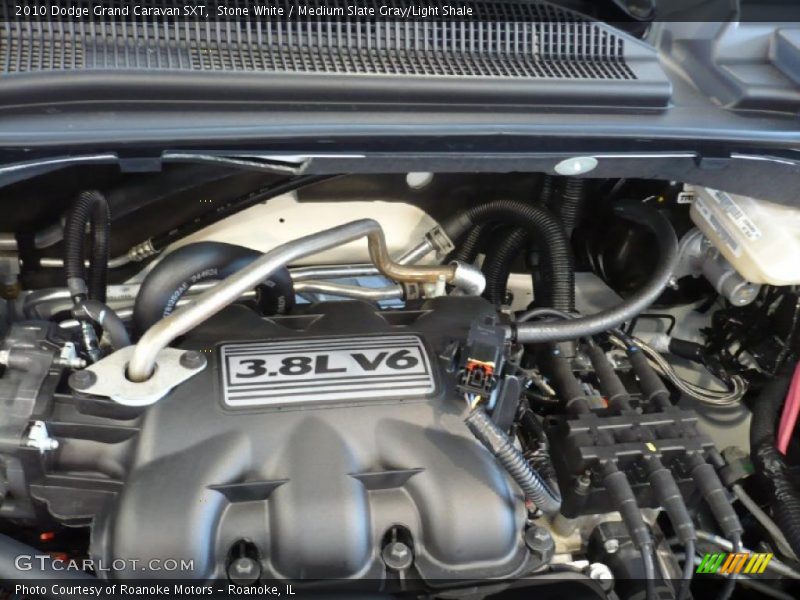 Stone White / Medium Slate Gray/Light Shale 2010 Dodge Grand Caravan SXT