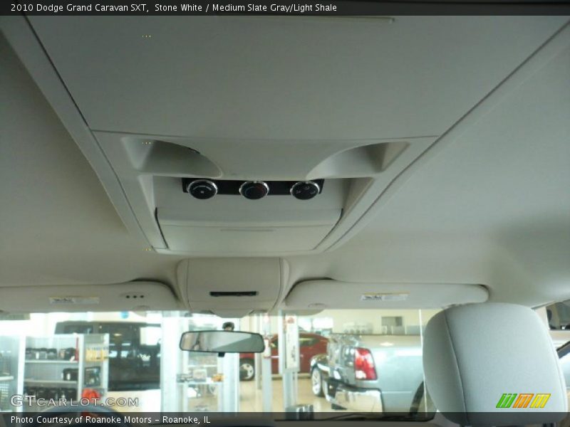 Stone White / Medium Slate Gray/Light Shale 2010 Dodge Grand Caravan SXT
