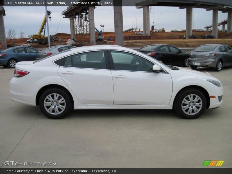 Performance White / Black 2010 Mazda MAZDA6 i Sport Sedan