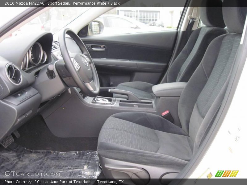 Performance White / Black 2010 Mazda MAZDA6 i Sport Sedan