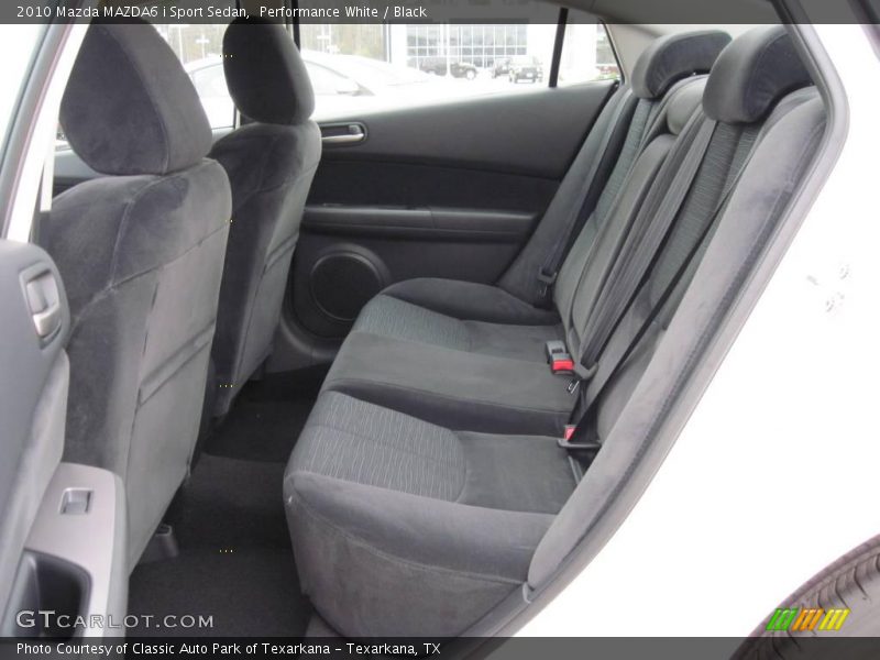 Performance White / Black 2010 Mazda MAZDA6 i Sport Sedan