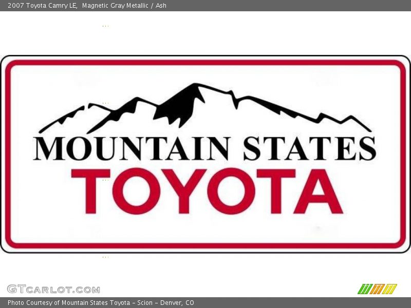 Magnetic Gray Metallic / Ash 2007 Toyota Camry LE