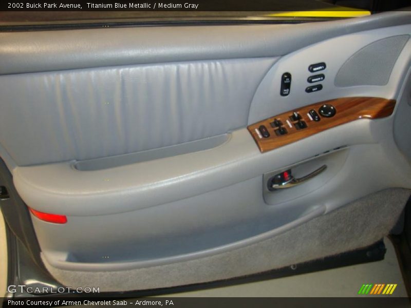 Titanium Blue Metallic / Medium Gray 2002 Buick Park Avenue