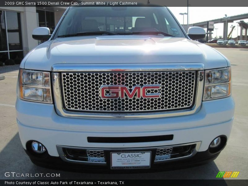 Summit White / Light Cashmere 2009 GMC Sierra 1500 Denali Crew Cab