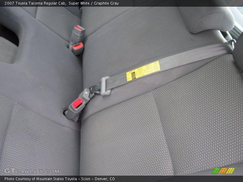 Super White / Graphite Gray 2007 Toyota Tacoma Regular Cab