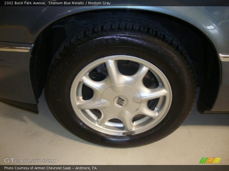 Titanium Blue Metallic / Medium Gray 2002 Buick Park Avenue