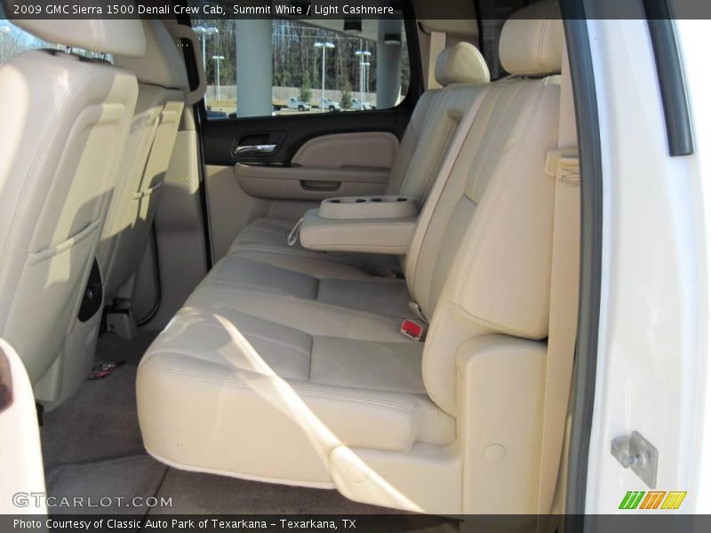 Summit White / Light Cashmere 2009 GMC Sierra 1500 Denali Crew Cab