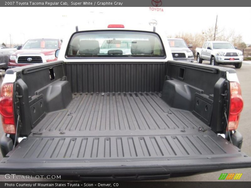 Super White / Graphite Gray 2007 Toyota Tacoma Regular Cab