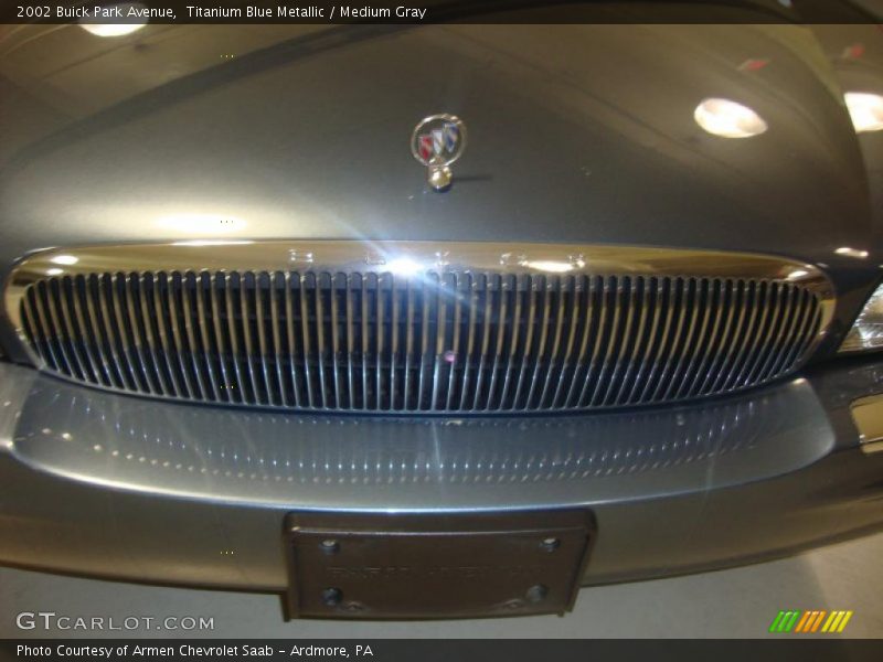 Titanium Blue Metallic / Medium Gray 2002 Buick Park Avenue