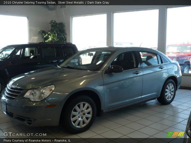 Silver Steel Metallic / Dark Slate Gray 2010 Chrysler Sebring Touring Sedan