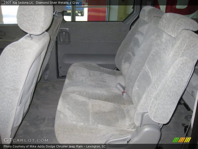 Diamond Silver Metallic / Gray 2005 Kia Sedona LX