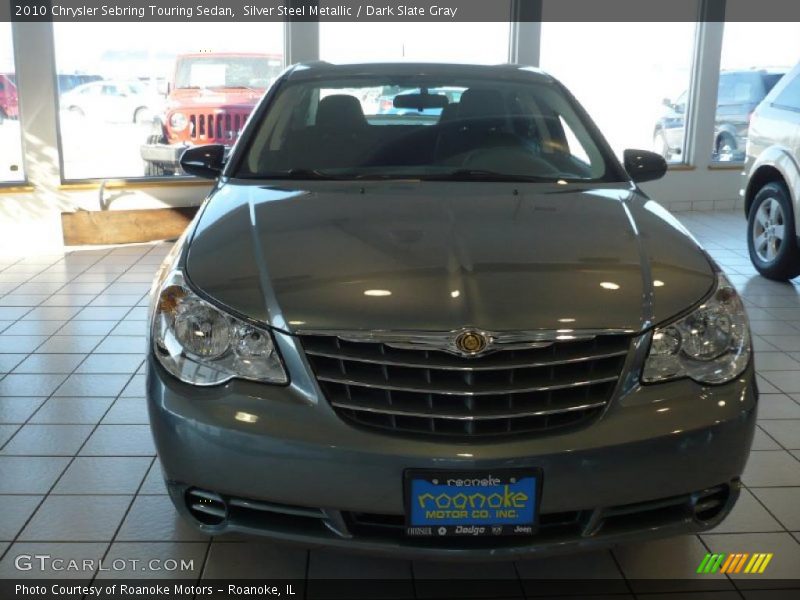 Silver Steel Metallic / Dark Slate Gray 2010 Chrysler Sebring Touring Sedan