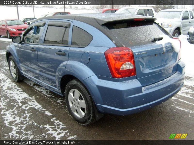 Marine Blue Pearl / Pastel Slate Gray 2007 Dodge Caliber SE