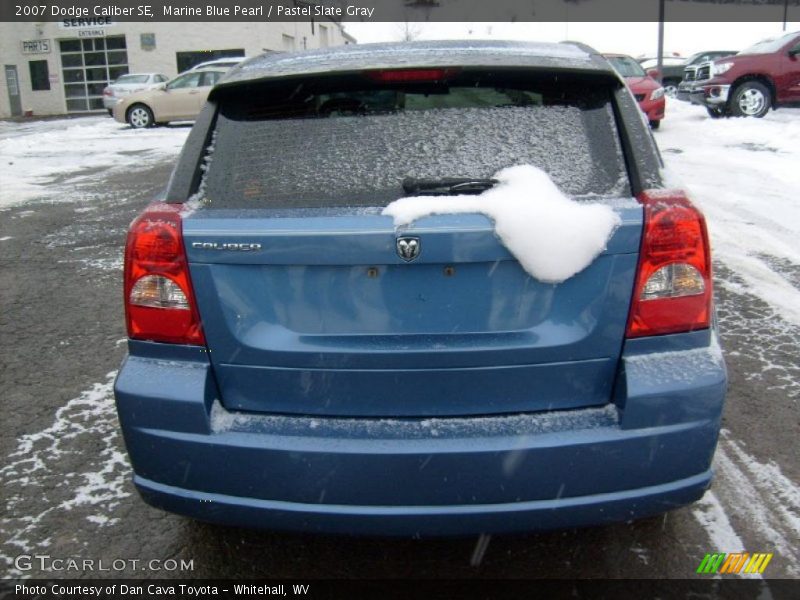Marine Blue Pearl / Pastel Slate Gray 2007 Dodge Caliber SE