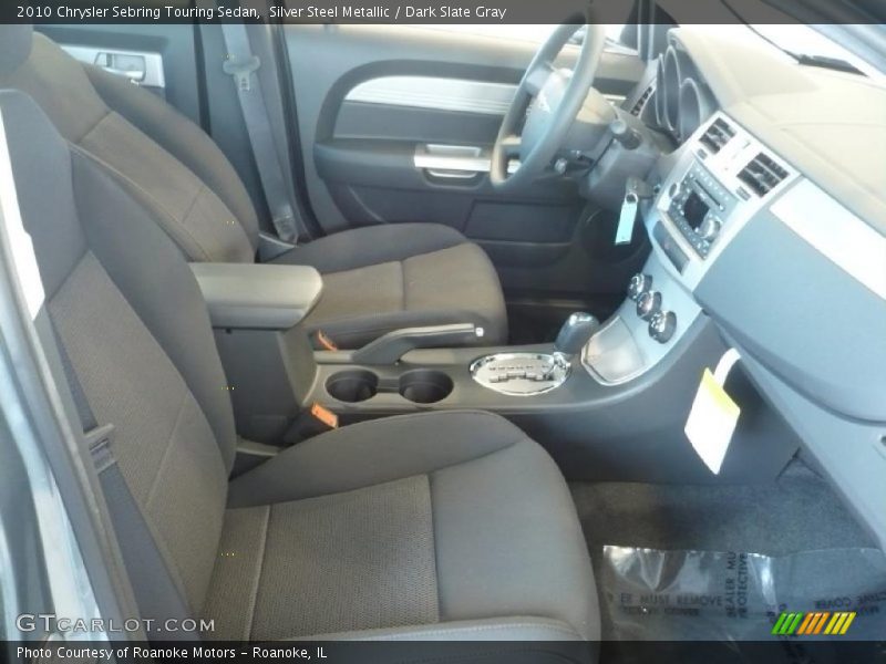 Silver Steel Metallic / Dark Slate Gray 2010 Chrysler Sebring Touring Sedan