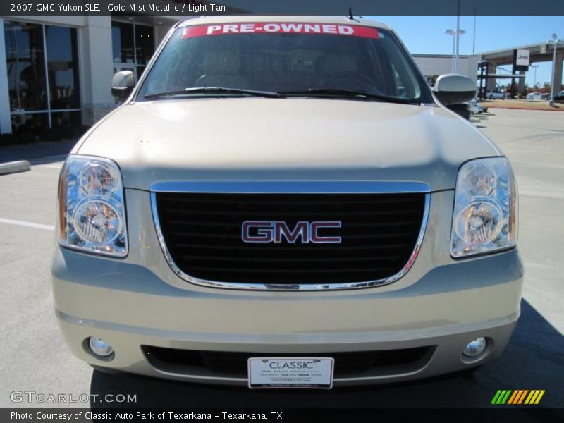 Gold Mist Metallic / Light Tan 2007 GMC Yukon SLE