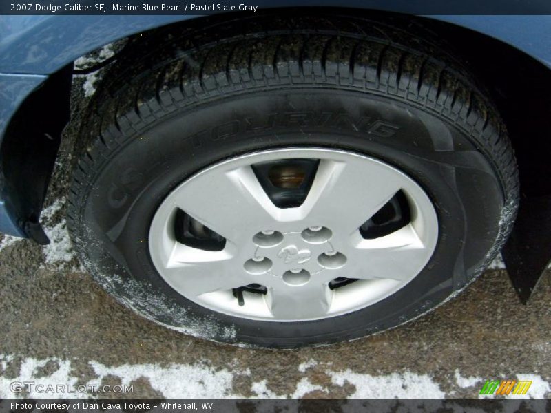 Marine Blue Pearl / Pastel Slate Gray 2007 Dodge Caliber SE