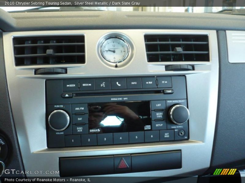 Silver Steel Metallic / Dark Slate Gray 2010 Chrysler Sebring Touring Sedan