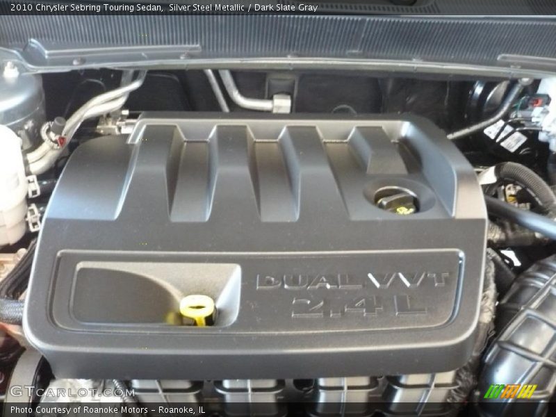 Silver Steel Metallic / Dark Slate Gray 2010 Chrysler Sebring Touring Sedan