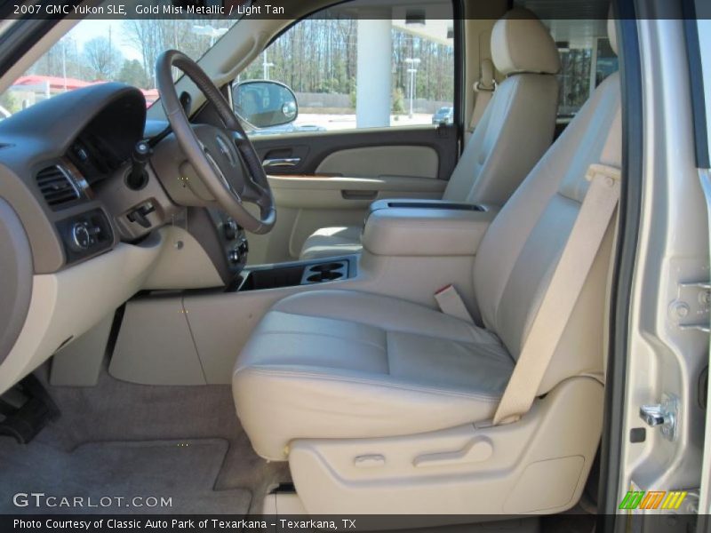 Gold Mist Metallic / Light Tan 2007 GMC Yukon SLE
