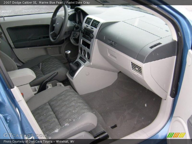 Marine Blue Pearl / Pastel Slate Gray 2007 Dodge Caliber SE