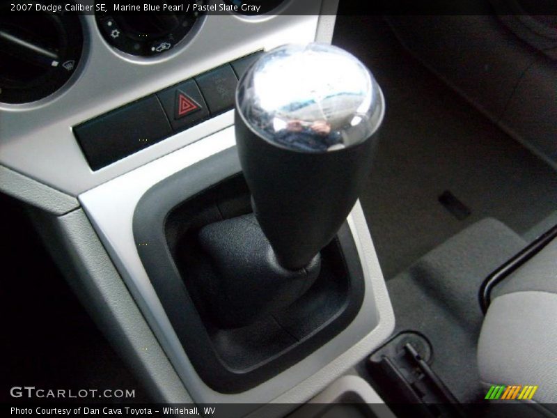 Marine Blue Pearl / Pastel Slate Gray 2007 Dodge Caliber SE