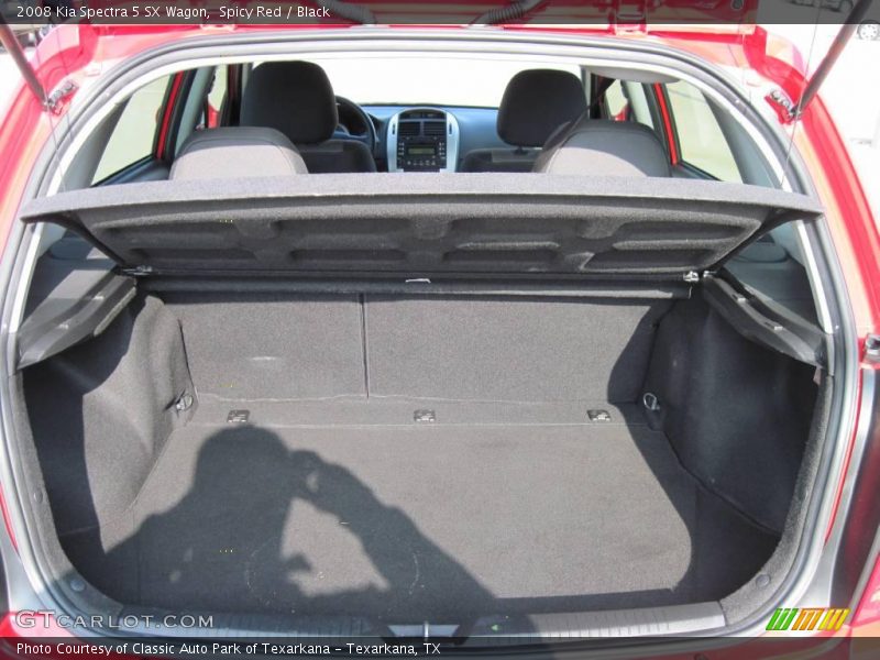Spicy Red / Black 2008 Kia Spectra 5 SX Wagon
