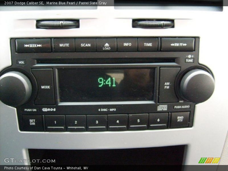 Marine Blue Pearl / Pastel Slate Gray 2007 Dodge Caliber SE