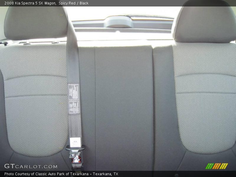 Spicy Red / Black 2008 Kia Spectra 5 SX Wagon