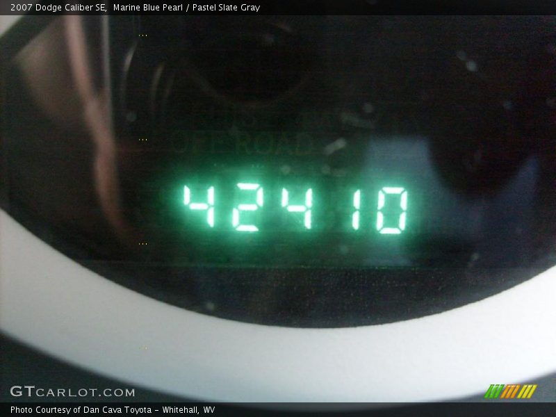 Marine Blue Pearl / Pastel Slate Gray 2007 Dodge Caliber SE