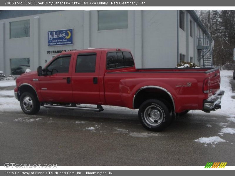 Red Clearcoat / Tan 2006 Ford F350 Super Duty Lariat FX4 Crew Cab 4x4 Dually
