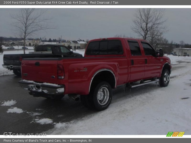 Red Clearcoat / Tan 2006 Ford F350 Super Duty Lariat FX4 Crew Cab 4x4 Dually