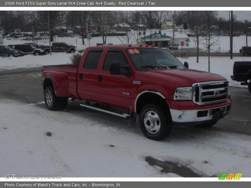 Red Clearcoat / Tan 2006 Ford F350 Super Duty Lariat FX4 Crew Cab 4x4 Dually