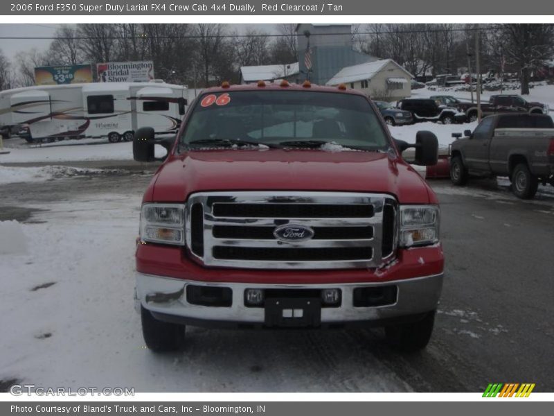 Red Clearcoat / Tan 2006 Ford F350 Super Duty Lariat FX4 Crew Cab 4x4 Dually