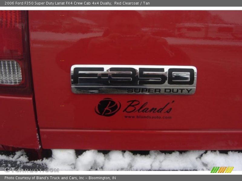 Red Clearcoat / Tan 2006 Ford F350 Super Duty Lariat FX4 Crew Cab 4x4 Dually