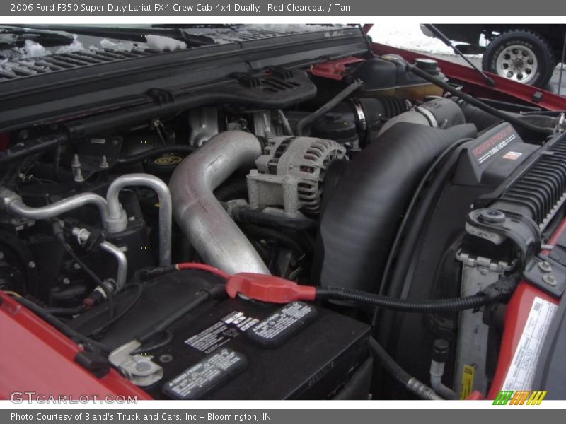 Red Clearcoat / Tan 2006 Ford F350 Super Duty Lariat FX4 Crew Cab 4x4 Dually