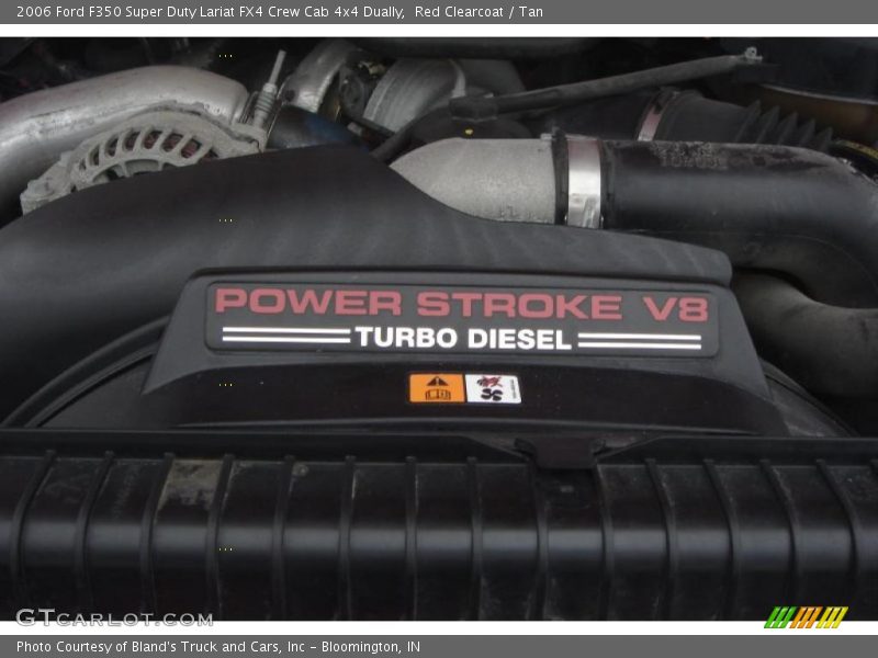 Red Clearcoat / Tan 2006 Ford F350 Super Duty Lariat FX4 Crew Cab 4x4 Dually