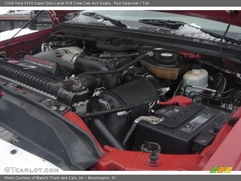 Red Clearcoat / Tan 2006 Ford F350 Super Duty Lariat FX4 Crew Cab 4x4 Dually