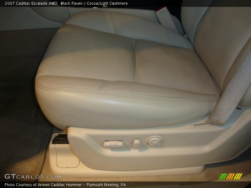 Black Raven / Cocoa/Light Cashmere 2007 Cadillac Escalade AWD