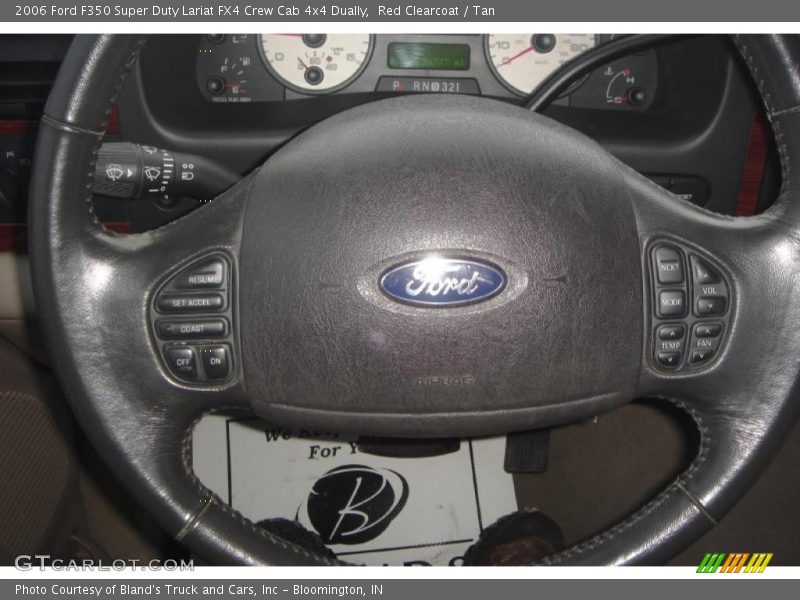 Red Clearcoat / Tan 2006 Ford F350 Super Duty Lariat FX4 Crew Cab 4x4 Dually