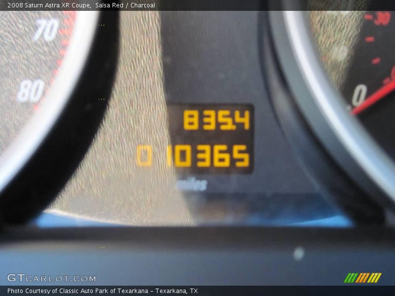 Salsa Red / Charcoal 2008 Saturn Astra XR Coupe