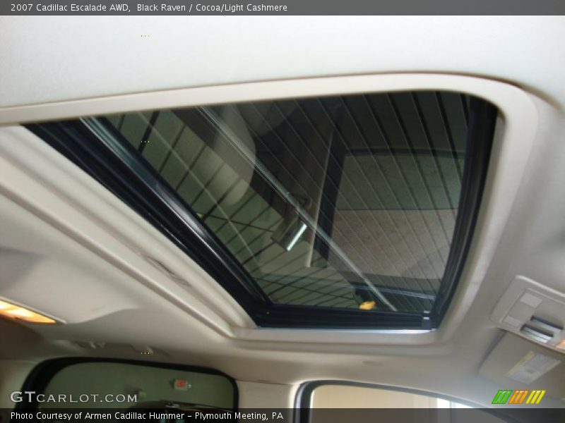 Black Raven / Cocoa/Light Cashmere 2007 Cadillac Escalade AWD